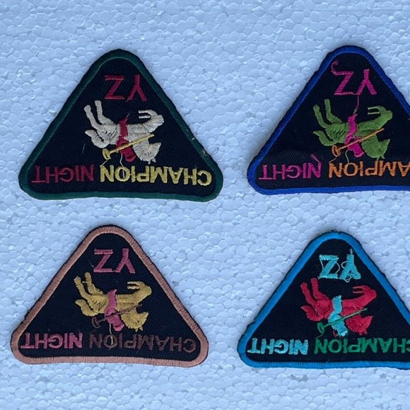 Lot of 4 Patches Iron On Embroidery Patches for Craft Art Clothes Jacket Jeans - Picture 2 of 9